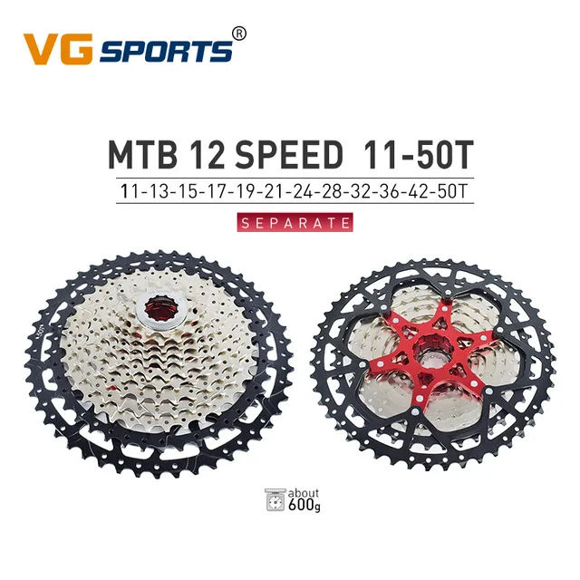 12s 11-50T MTB Кассета для sram gx 10 11 12 Скоростей Сверхлегкий свободного хода для m6000 xtr m9000 k7 11v slx 10s 11s 12 s MTB кассета свободного хода - Цвет: 12s 11-50T