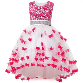 

Princess Flower Girl Dress Summer 2017 Bridal Tulle Formal Party Dress Tutu Birthday Party Dresses For Girls Children's Costume