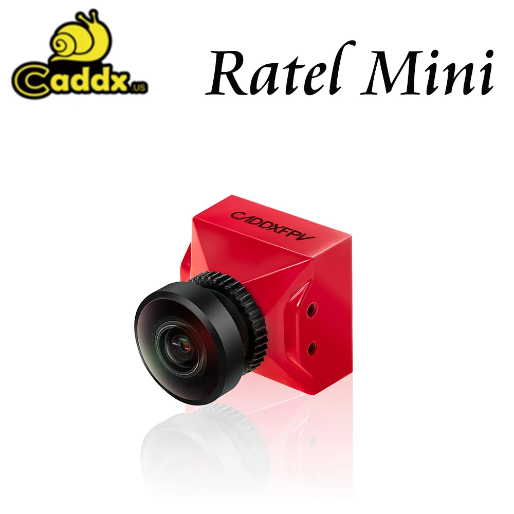 Датчик Caddx Ratel Mini 1 8 мм 1/1.8 ''Starlight HDR Super WDR 1200TVL мини размер FPV камера для RC Racing Drone