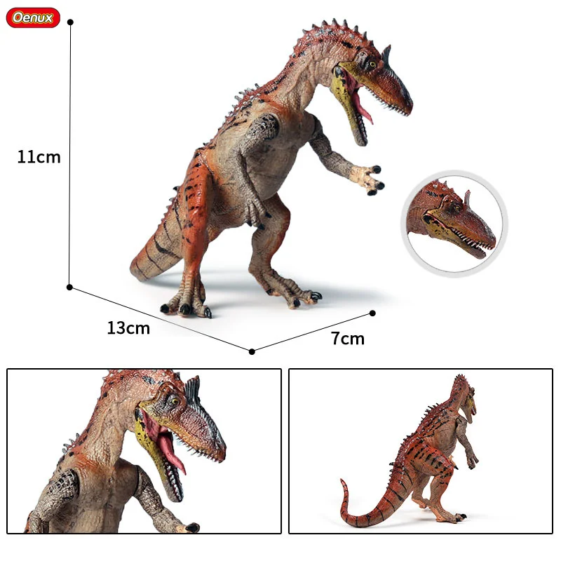 Oenux Дошкольный Динозавр мир теризинозавр карнотаурус птерозаурия Фигурки Динозавров Юрского периода Модель игрушки