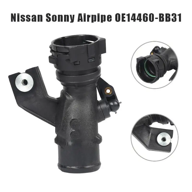 Air Intake Turbo Pipe Tube Excellent Durable Practical Nylon Plastics 14460-BB31A for Nissan Qashqai 1.5 dCi Diesel 08-16
