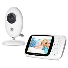 Wireless Video Color Baby Monitor 3.5 Inch High Resolution Night Vision Temperature Monitoring Baby Nanny Security Camera