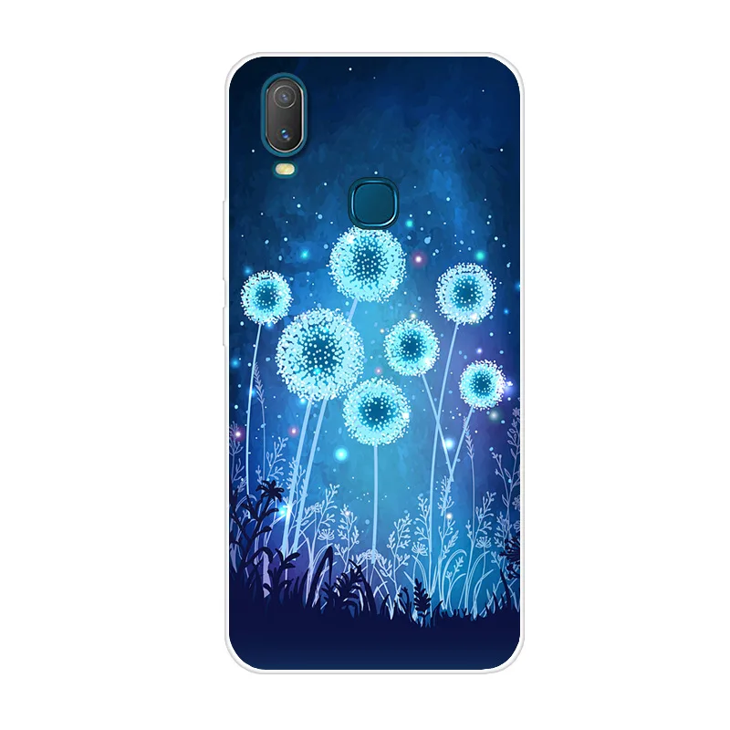 Picture 51 6,3" для Vivo Y11 чехол популярная Краска Мягкая Задняя накладка чехла из ТПУ для Vivo Y11 чехол крутой животный цветочный принт Funda Coque - Цвет: Picture 51