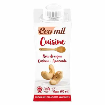

Noix de cajou (Nata vegetal de anacardo), 200 ml, sin glúten, sin azúcar añadido