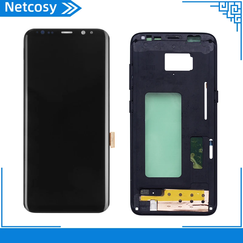 ЖК-дисплей для samsung Galaxy S8 G950 G950U G950F S8 Plus G955 G955F ЖК-дисплей кодирующий преобразователь сенсорного экрана в сборе запасные части