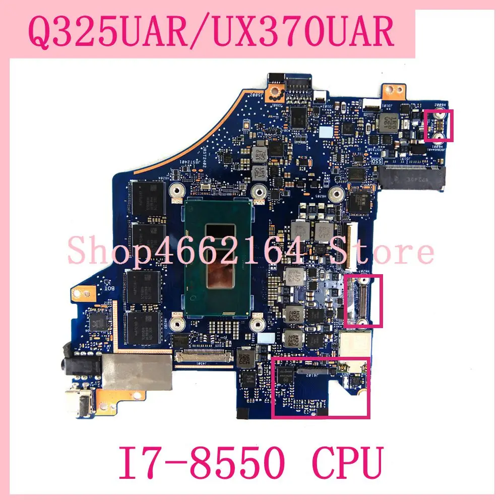  Q325UAR i7-8550 CPU mainboard REV 2.0 For ASUS Q325U Q325UAR UX370U UX370UAR motherboard Q325UAR mo