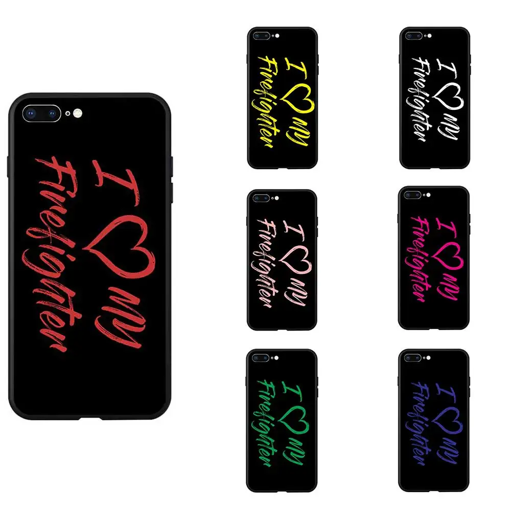Для Samsung GalaxyA20 50 70 M20 30 S7 S8 Pro Max SE I Love My Firefighter Heart Theme TPU чехлы для телефонов
