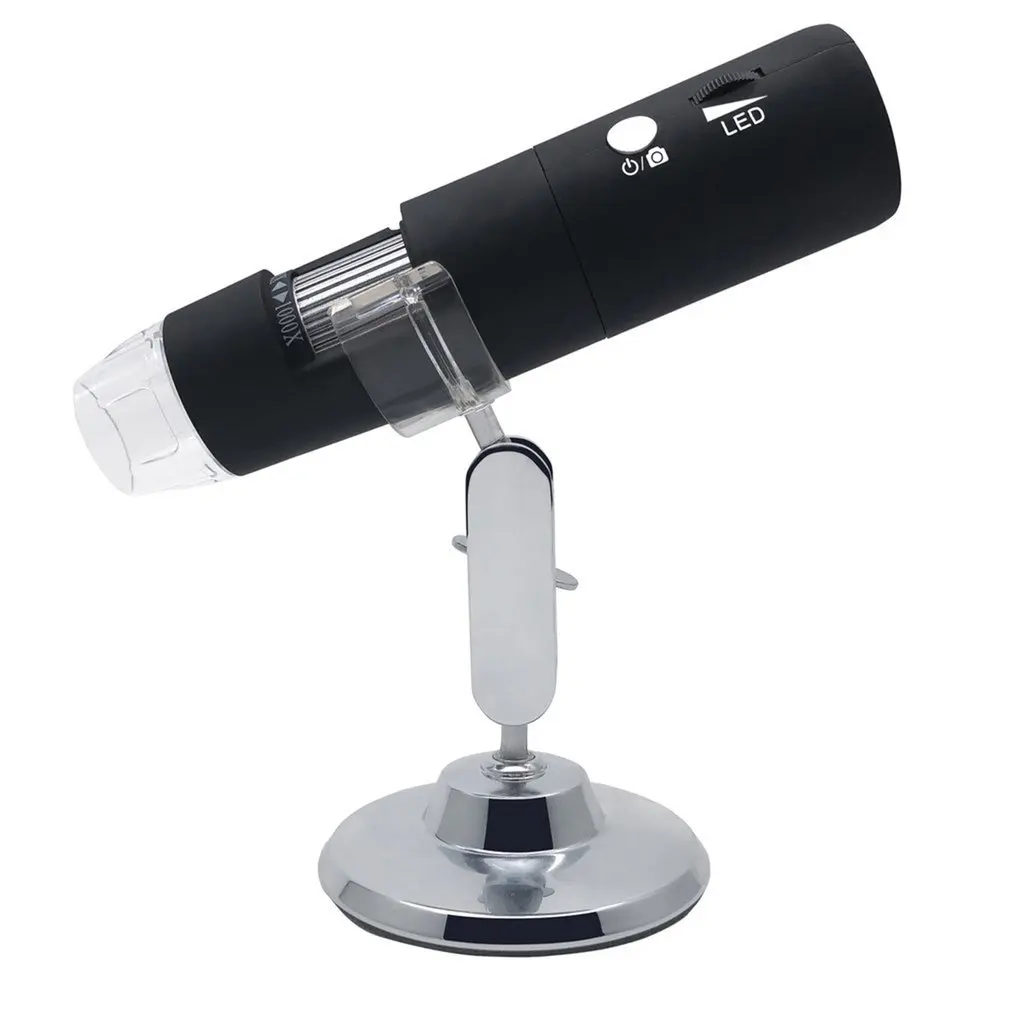 

Mini HD WIFI Digital Microscope Camera 50~1000X 8LED Rotary Base Wireless Electronic Microscope For Android/For iOS/ For Windows