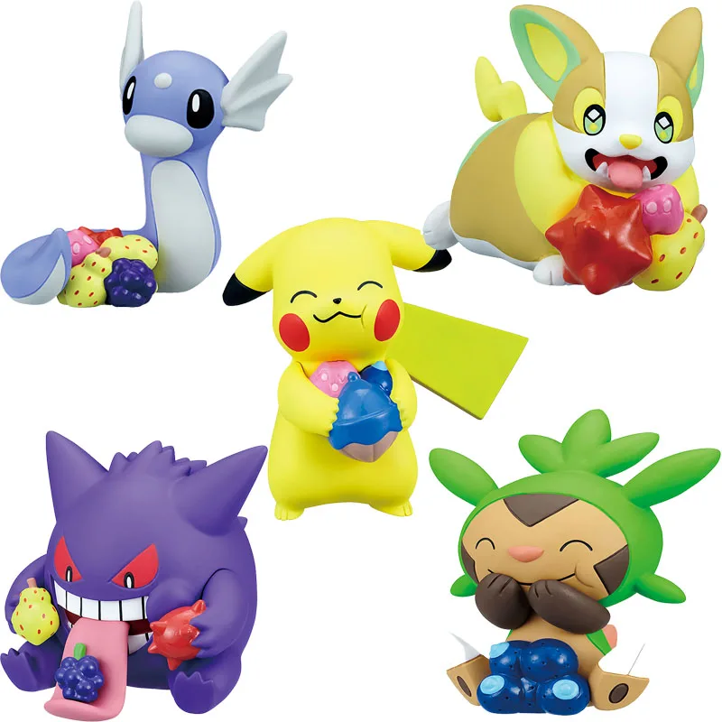 Оригинальная экшн-фигурка TAKARA TOMY Pokemon изысканный момент Dratini Chespin Gengar Gashapon 2