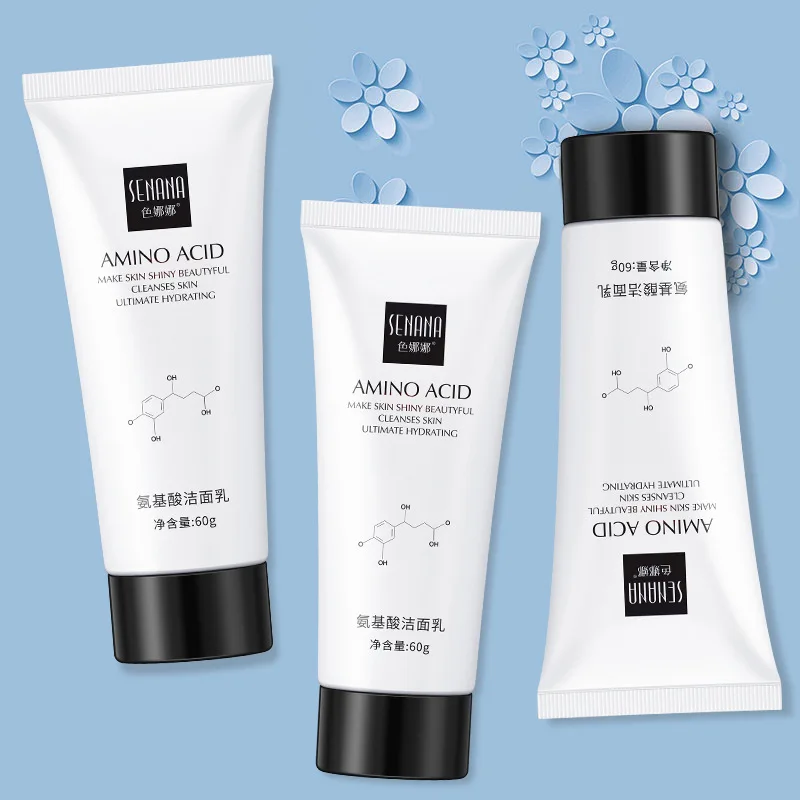 Amino Acid Face Cleanser Moisturizing Brightening Hydrating Oil Control Shrink pores Nourishing Skin Care Facial Cleaning Tools