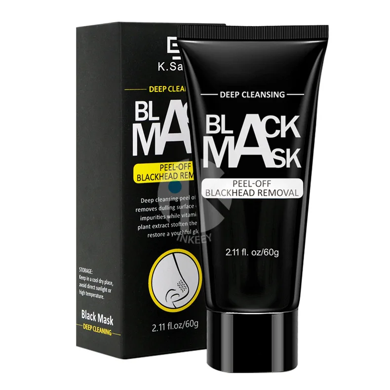 Шелушиться черная маска blackhead удаление Уход за лицом полоски для носа бамбуковый уголь черный горошек маски акне для удаления пятен Очищение LH