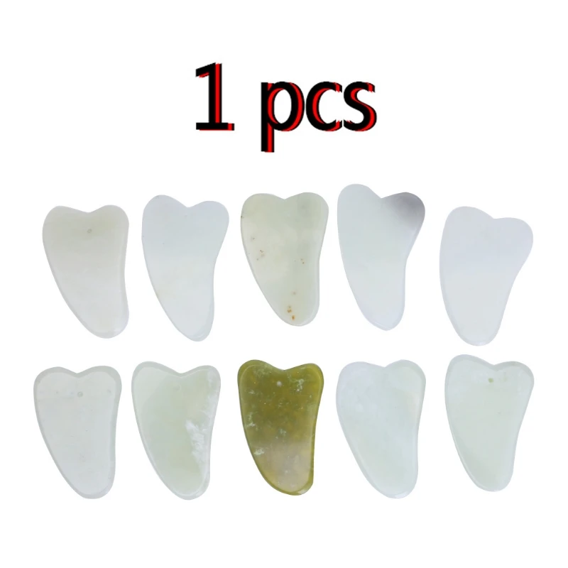 

Gua Sha Facial Care Face Massage Jade Board Scraping Scraper Tool Salon Supplier T4MB