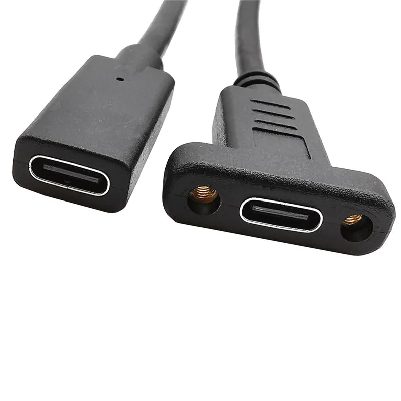 

USB C Type-C Женский удлинитель кабеля для передачи данных с диагональю 30 см, 60 см, 100 см, 180 см