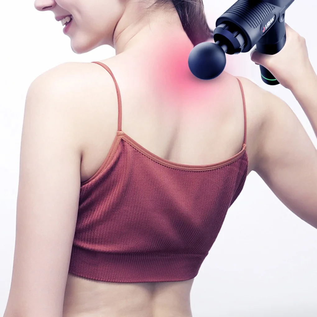 

Massage Gun Muscle Massager Muscle Pain Management after Training Exercising Body Relaxation Slimming Shaping Pain Relief
