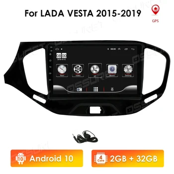 

2GB + 32GB Android 10 Car Radio Player for LADA Vesta 2015 2016 2017-2019 Car GPS Navigation WIFI RDS IPS Multimedia Playe 2din