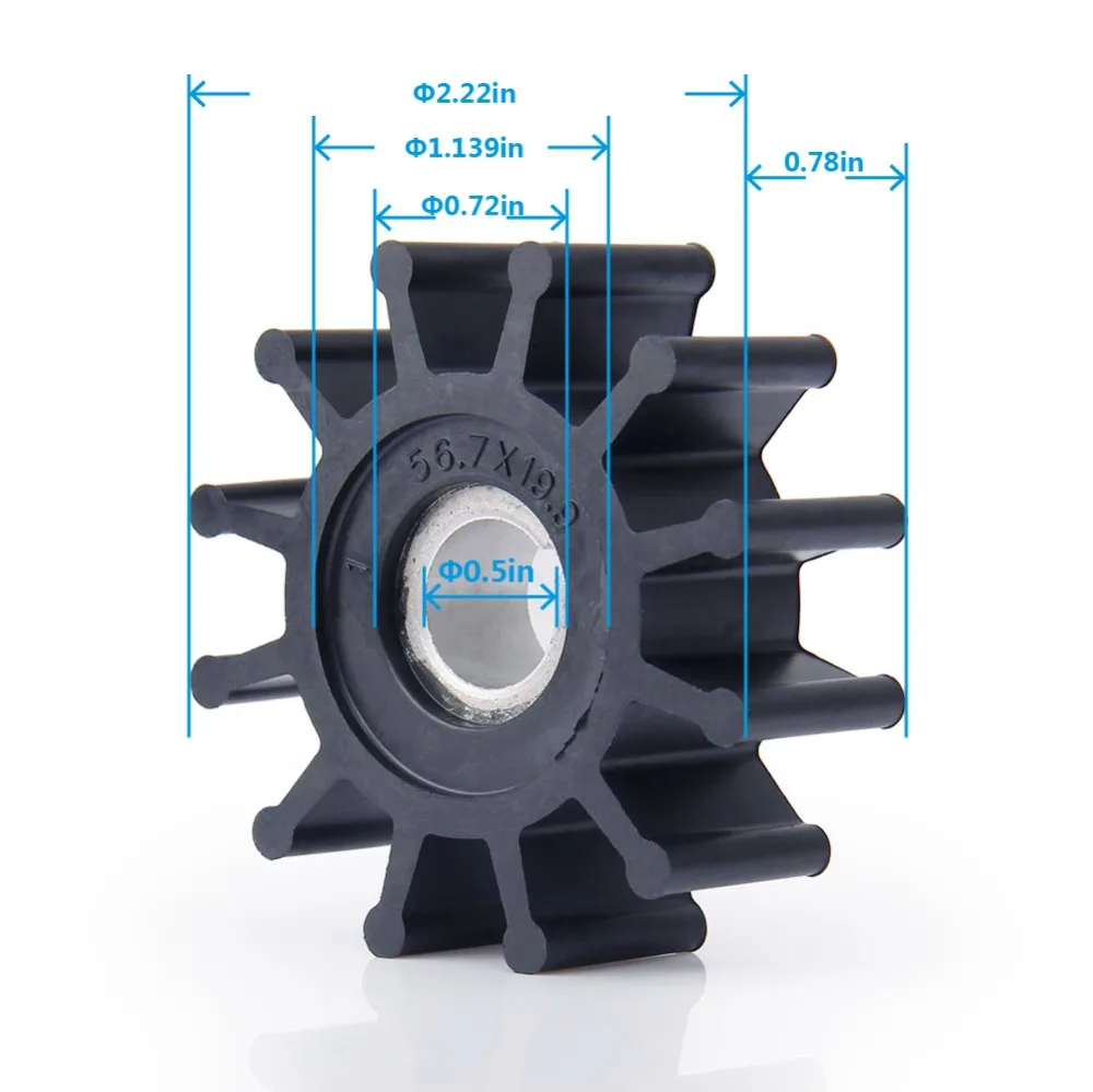 CarBole Sherwood 12 лезвий водяной насос набор для рабочего колеса 10077K M-5 Onan 132-0375 Westerbeke 11764 33100 Универсальный 287439 для лодок