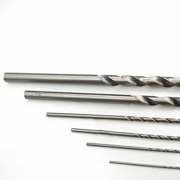 

Diameter 2-6mm Length160-300mm Extra Long HSS Straight Shank Drill Bit For Wood Aluminum Plastic High Quality