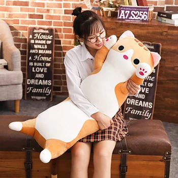 

Lovely Cat Plush Animal Cuddle Pillow Cute Stuffed Toys Baby Sleeping Birthday Gift Plush Dolls Decoration TZP009