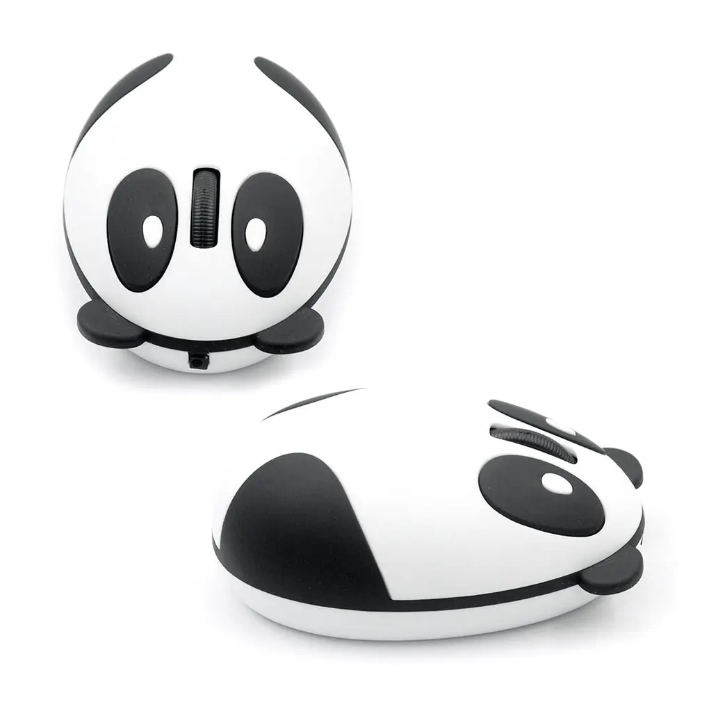 

2020 Cute 3D Panda Shape Computer Mouse Gaming Ergonomic 2.4GHz Wireless Rechargeable Optical Mouse Professional Gamer Mouse