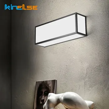 

Modern Simply Home Indoor Lighting Decoration Cube Wall Lamp Bedroom Bedside Lights Creative Living Room Geometric 220V Sconce