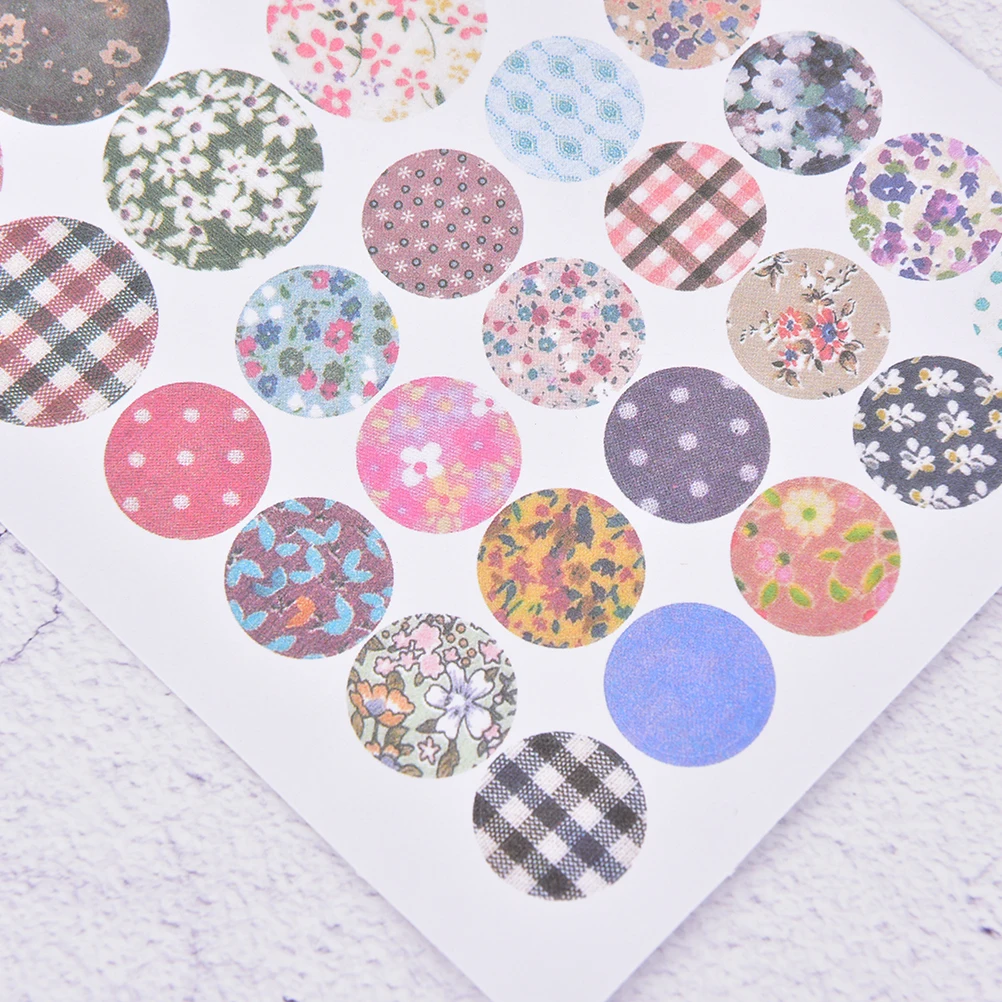 6 Sheets/lot Deco Vintage Floral Paper Sticker Diy Scrapbooking Diary Sticker Kawaii Stationery School Supplies
