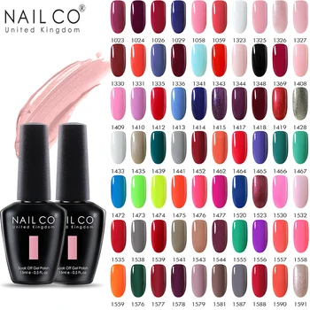 

NAILCO 15ml Uv Gel Nail Polish Spring and Summer Semi-permanent Verni Gel Varnish Hybrid Art Acid-free Soak Off Lacquer Nail Art