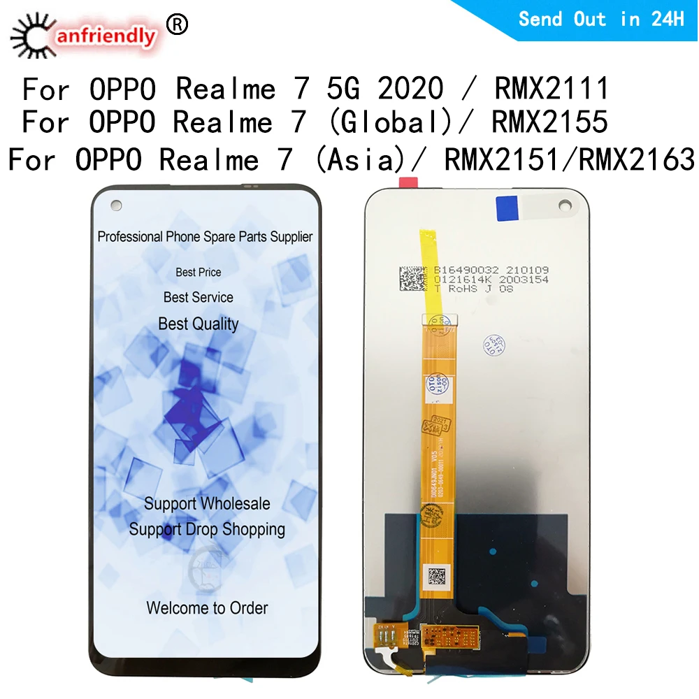 Carte Mère Originale Pour Realme 7i - RMX2193-C1 - Occasion Fonctionnelle