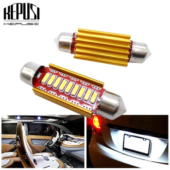 

2x C5W C10W LED BULB FESTOON Car LED License Plate Reading Dome Lamp White For Toyota Corolla RAV4 Camry Prius Land Cruiser