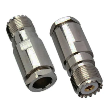 

5pcs UHF SO239 Female Jack Clamp Connector for LMR400 RG213 50-7 7D-FB RF Coax Coaxial Cable