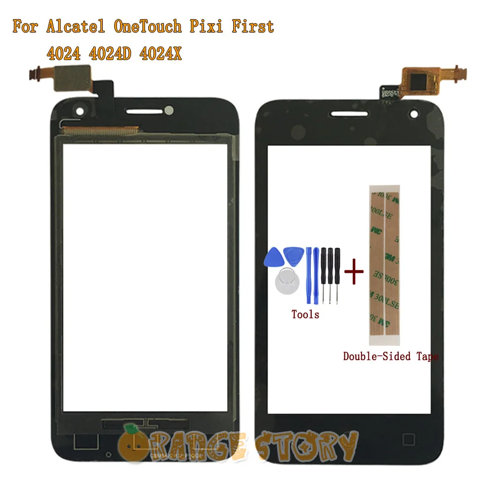 Новая замена для Alcatel One Touch Pixi First 4024 4024D 4024X сенсорный экран дигитайзер объектив