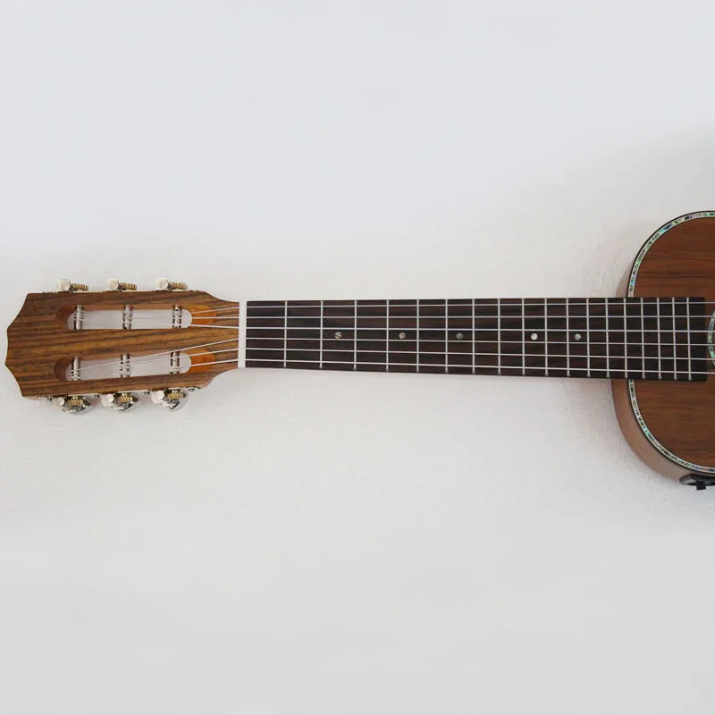 2" концертный мини акустический Guitalele ручной работы из акации дерева