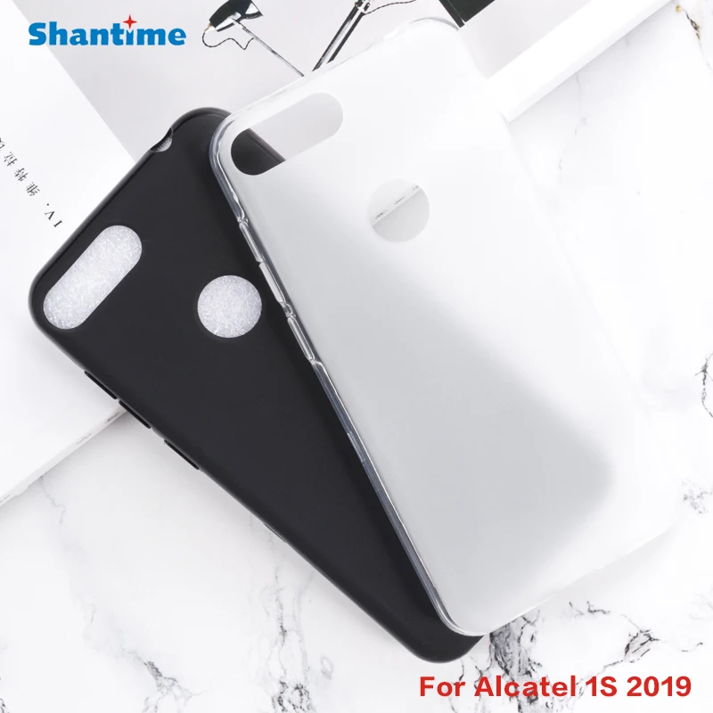 Силиконовый защитный чехол для Alcatel 1S 2019 мягкий из ТПУ 2019|Бамперы| |