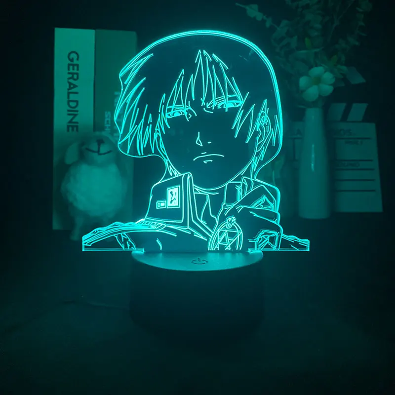 

Anime Fullmetal Alchemist Roy Mustang 3D Night Light Colorful Lamp Room Decoration Teenager Bedside Lamp Gift Decor Table Lamp