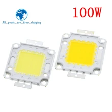 1 шт. чистый белый/теплый белый 100 Вт 24*48 светодиодный чип высокой мощности Светодиодный шарик высокой яркости 32-34 в для светодиодный уличный светильник