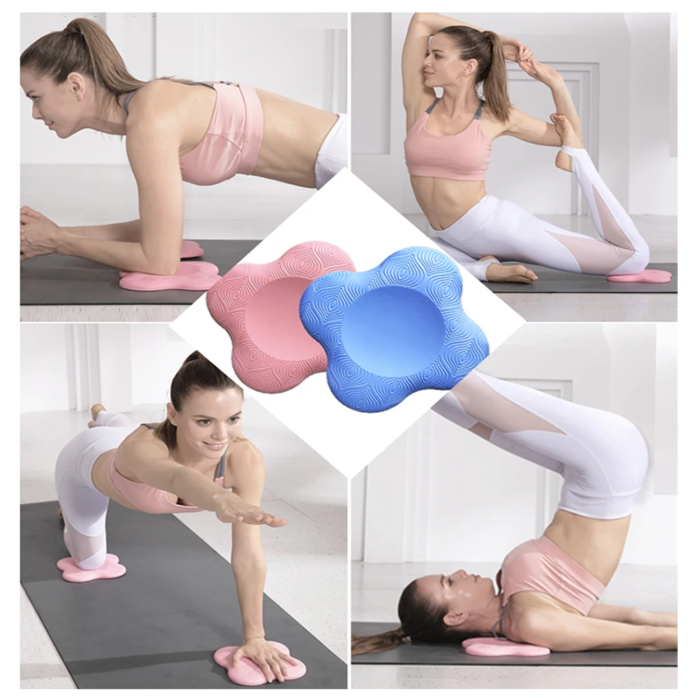 1pc/2pcs Multifunctional Yoga Knee Pad Pressure-Resistant Thicken Elbows Hands Wrist Cushion Balance Support for Plank Fitness