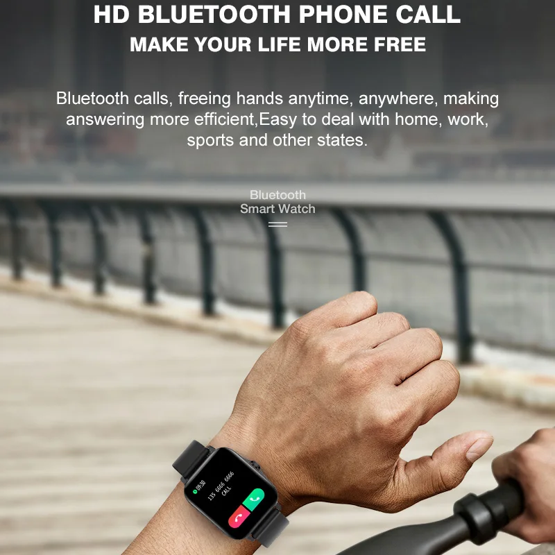 US $199.90 Full Touch Smart Watch Men Women Bluetooth Call PPG Blood Pressure Smartwatch Heart Rate Monitor Fitness For Android IOS Xiaomi