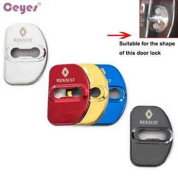 

Ceyes Car Styling Auto Door Lock Cover Case For Renault Scenic Laguna Captur Megane 2 3 Fluence Latitude Car Sticker Accessories