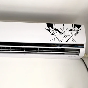 

Creative Dragon Ball Z Vinyl Super Vegeta Wall Stickers Decor Air Conditioning Kids Room Decoration Decal Wallpaper Murals