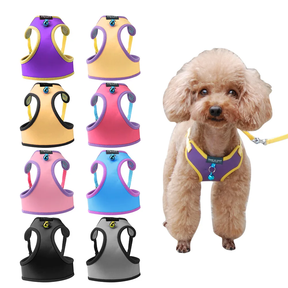 DIYWORK Cat Dog Adjustable Harness Vest Walking Lead Leash with Bell For Small Medium Pet Accessories | Дом и сад
