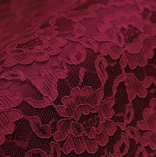 145 см широкая одежда для платья кружевная ткань 5 цветов - Цвет: Red