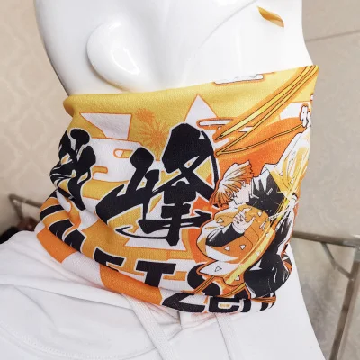 Demon Slayer: Kimetsu no Yaiba двусторонний шарф с принтом Kamado Tanjirou Kamado Nezuko Agatsuma Zenitsu шарф зимние украшения - Окраска металла: Имитация родиевого покрытия