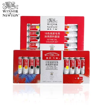 

Winsor&Newton 12/18 Colors Professional Oil Paint Set for Artist Oil Painting Drawing Art Paint Supplies