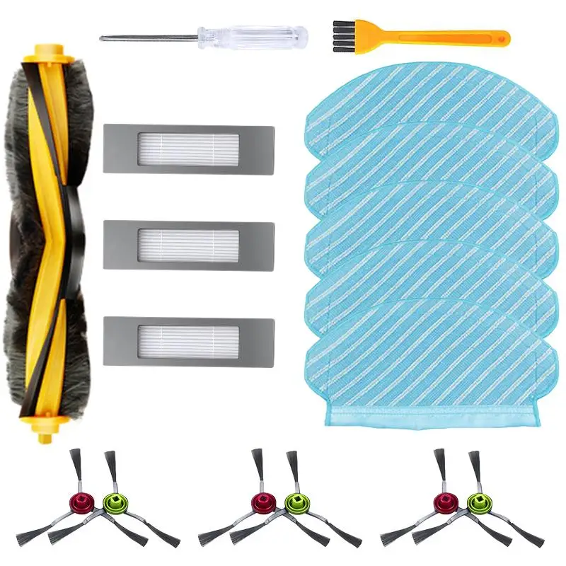 

For Ecovacs Deebot OZMO 950 Roller Side Brush Filter Kit Vacuum Cleaning Brush Parts Roller Brush Mop Cloths High Quality