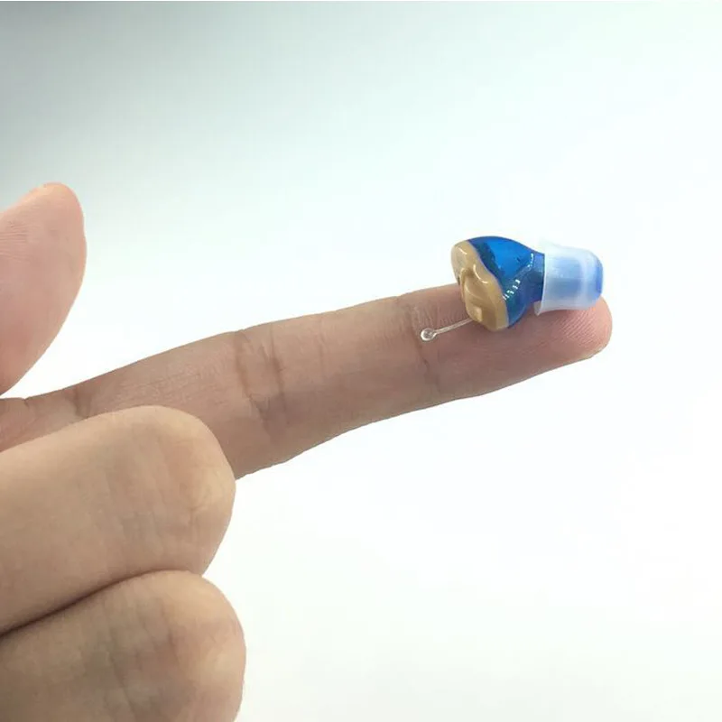 Hearing Aid Invisible Ear Amplifier Free Shipping Adjustable Digital Hearing Aids portable mini CIC for Ealderly Deaf Ear Care