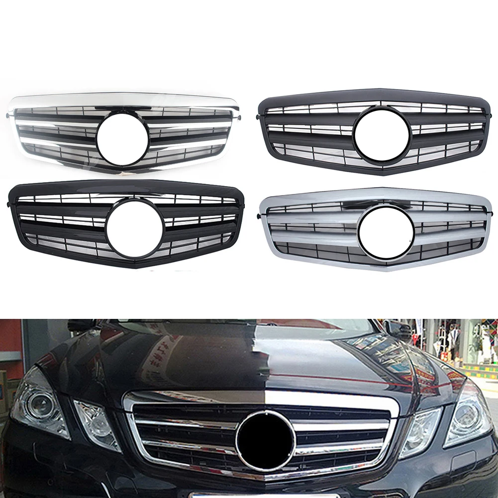 Передняя решетка бампера для автомобилей Mercedes Benz E Class W212 2009 2010 2011 2012 2013 AMG|Гоночные