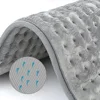 220V EU Plug Extra Large XL King Size 30x60CM Washable Electric Heating Pad for Period Cramps Lower Back Pain Relief Body Warmer 3