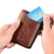 Мужские кошельки Кошелек из натуральной Кожи RFID Anti Theft Мужской Держатель Визитной Карточки Дорожная сумка Для Денег Кошелек На Молнии Кошелек Мужчины