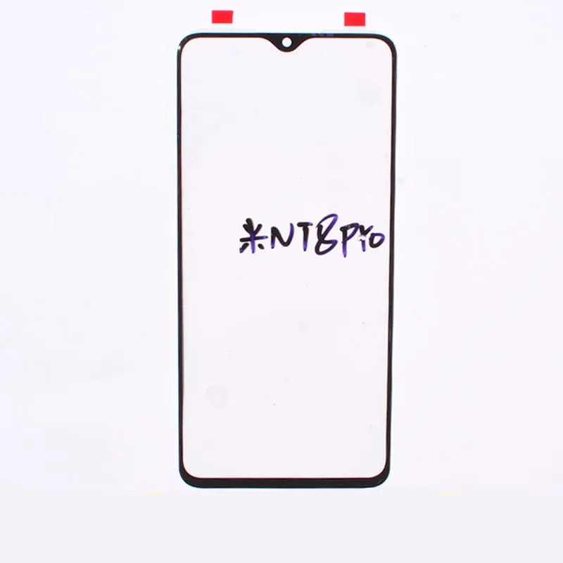

Note8 Pro Outer Screen For Xiaomi Redmi Note 8 Pro Front Touch Panel LCD Display Screen Out Glass Cover Lens Repair Replace Part
