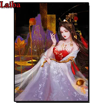 

Full square round Diamond Painting gold Classical beauty Diamond Embroidery Cross Stitch Diamond stones puzzle,Amazing artworks,