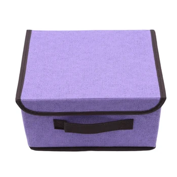 

Newest Storage Box Candy Woven Folding Underwear Organizer Cabinet Container House Divider For Socks Ties Bra Lingerie Boxes